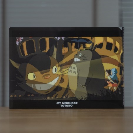 Storage - A4 Size Clear Folder Catbus arrival - My Neighbour Totoro