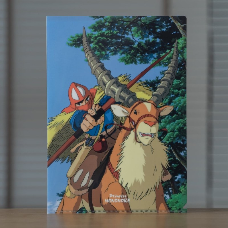 A4 size Clear Folder Ashitaka and Yakul - Princess Mononoke