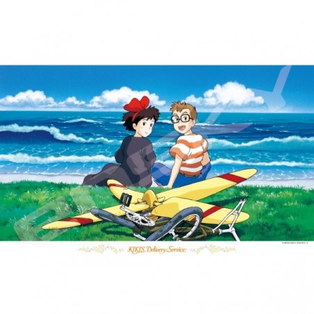 Jigsaw Puzzle - Puzzle 1000P Kiki on the beach - Kiki’s Delivery Service