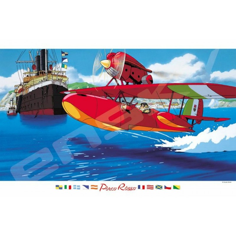 Jigsaw Puzzles - Puzzle 1000P Savoia in the sky - Porco Rosso