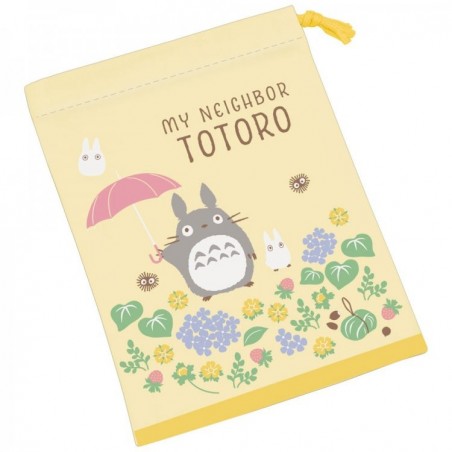 Bags - String pouch Totoro Holding Umbrella - My Neighbor Totoro
