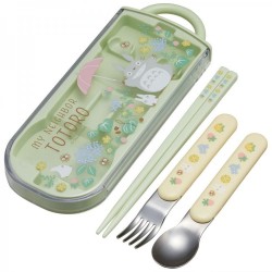 Palillos - Juego de palillos cuchara tenedor paraguas Totoro - Mon Voisin Totor