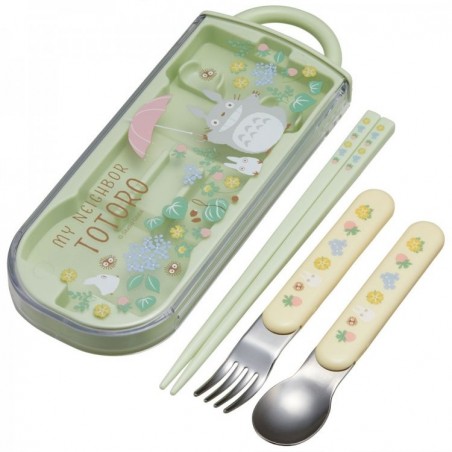 Baguettes - Set Baguettes Cuillère Fourchette Totoro Parapluie - Mon Voisin Totor