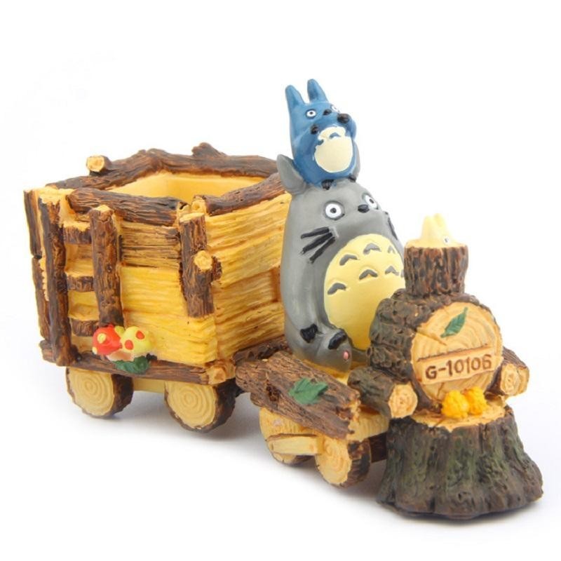 Décoration - Pot de Fleur Totoro Train - Mon Voisin Totoro