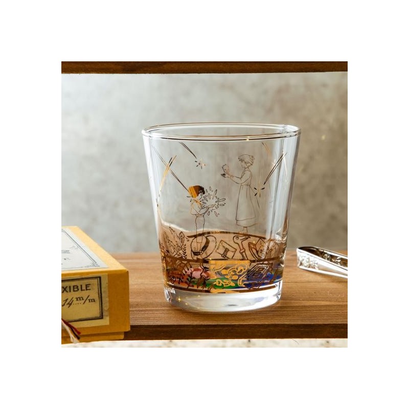 Cocina y vajilla - Aullido y Sophie vidrio grabado - El castillo ambulante