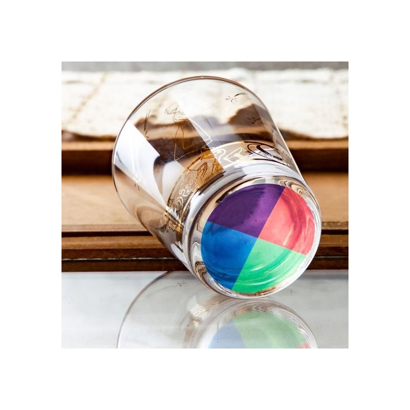 Cocina y vajilla - Aullido y Sophie vidrio grabado - El castillo ambulante