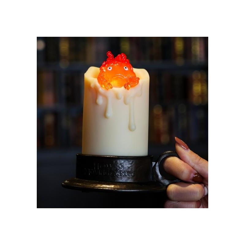 Statue lumineuse Calcifer Bougie Le Château ambulant