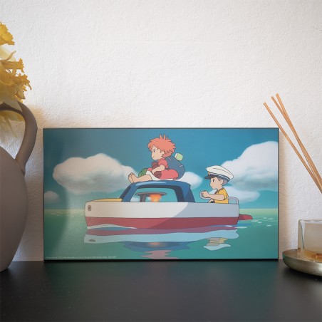 Wood Pannel - WOOD PANEL GHIBLI 02 - PONYO & SOSUKE