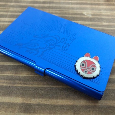 Accessories - Metal Card Case Blue Spirit of the Forest - Princesse Mononoké