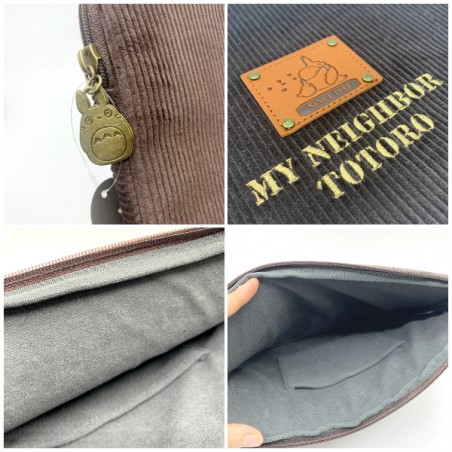 Bags - Corduroy satchel Totoro patch - My Neighbor Totoro