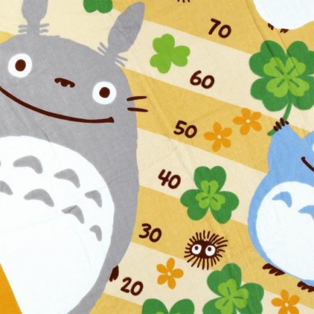 Linge de maison - Plaid Totoro Trèfles 90x90 cm - Mon Voisin Totoro