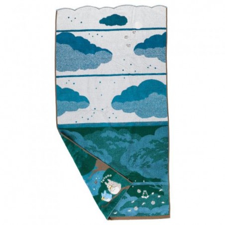 Household linen - Bath towel Under the moon 60 x 120 cm - My Neighbor Totoro