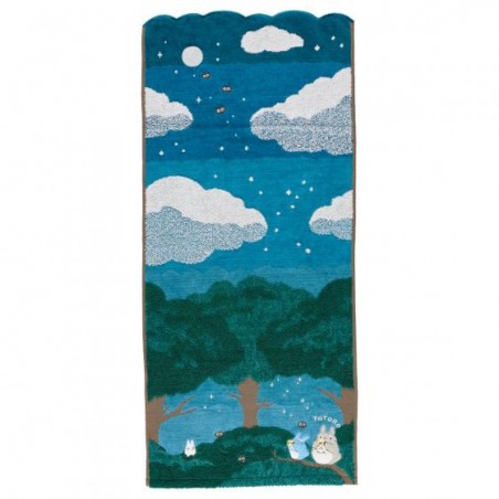 Household linen - Towel Under the moon 34x80 cm - My neighbor Totoro