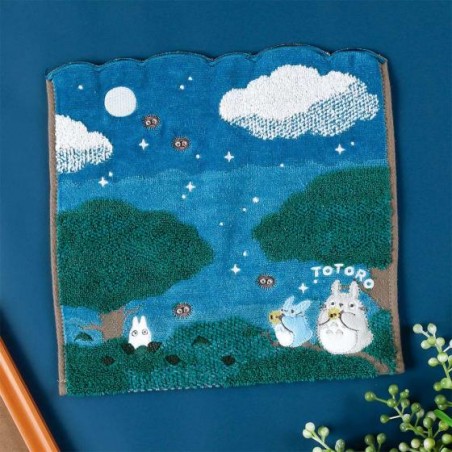 Household linen - Mini Towel Under the moon 25x25 cm - My Neighbor Totoro