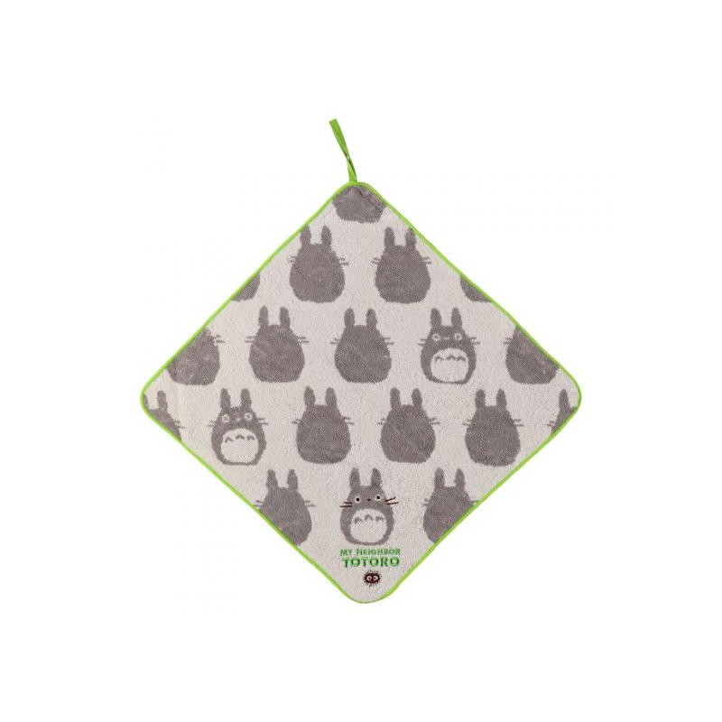 Linge de maison - Serviette à passant Silhouette Totoro Gris - Mon Voisin Totoro