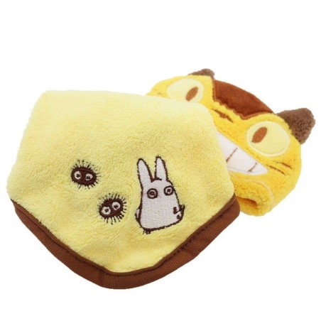 Linge de maison - Mini Serviette Pop-up Chatbus 25x25 cm - Mon Voisin Totoro