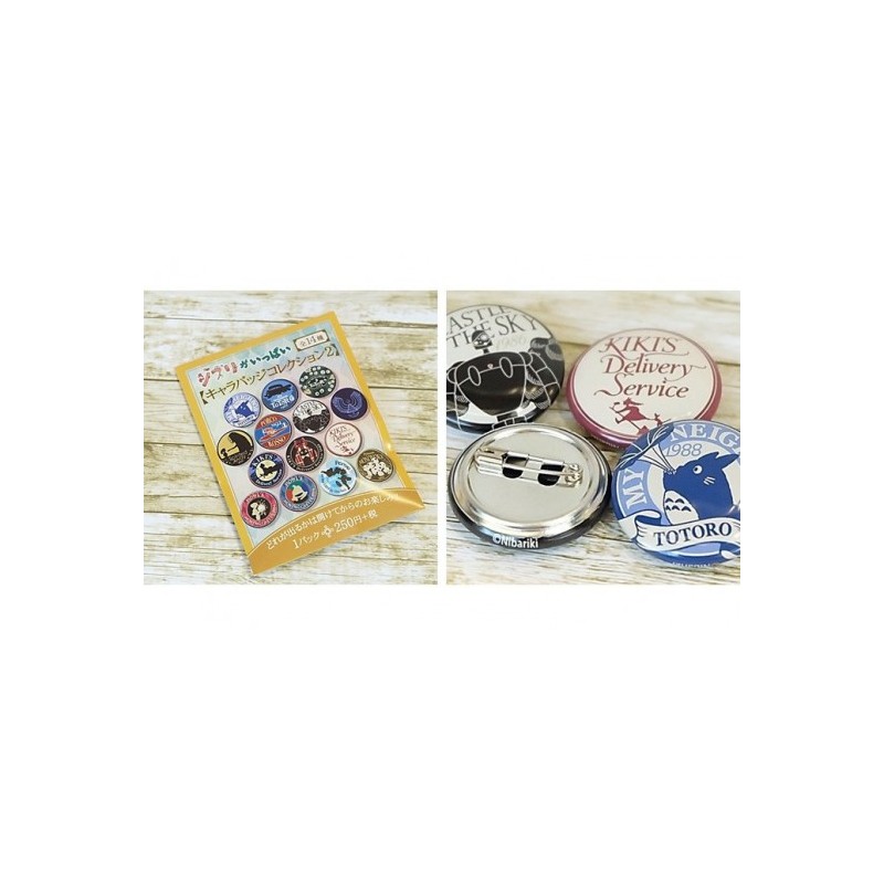 Chapas - Insignia misteriosa, colección Beige - Studio Ghibli
