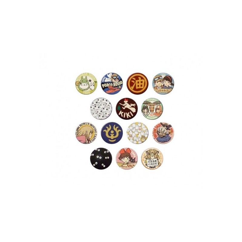Badges - 14 BLUE BADGES COLLECTION - STUDIO GHIBLI