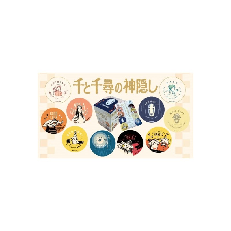 Display of 10 Chihiro Anniversary Badges - Spirited Away