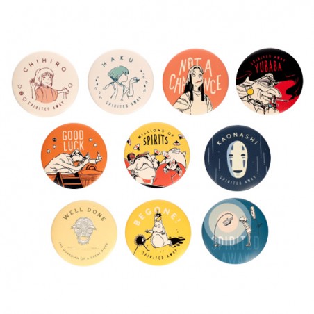 Badges - Assortiment de 10 Badges Anniversaire Chihiro - Le Voyage de Chihiro