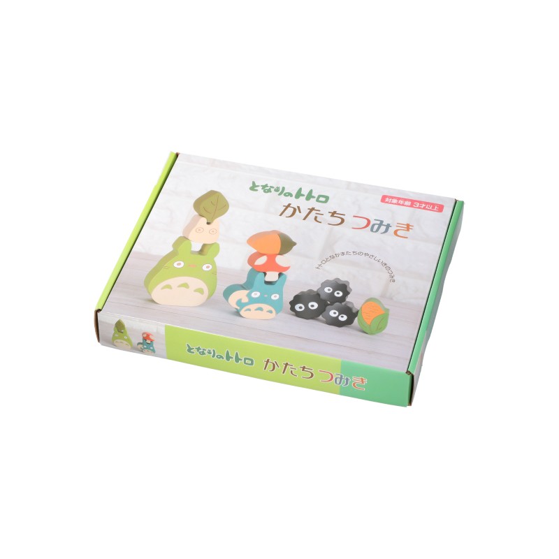 Toys - Wood Figurine Totoro with Soot Sprites - My Neighbor Totoro