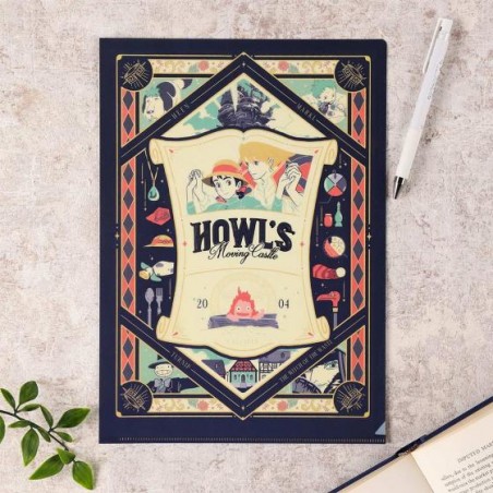 Storage - Art Déco Clear Folder A4 - Howl's Moving Castle