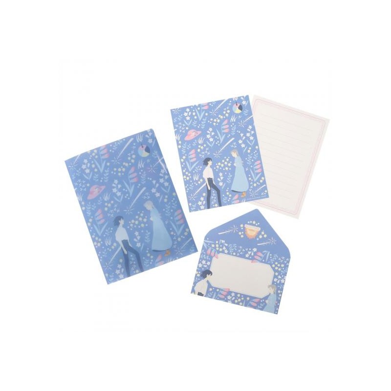 Clear Folder & Letter Set Sophie and Haru - Howl's Moving Castle