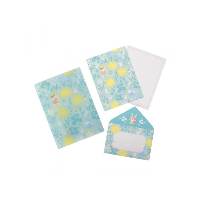 Postcards and Letter papers - Clear Folder & Letter Set Buttercup - My Neighbor Totoro