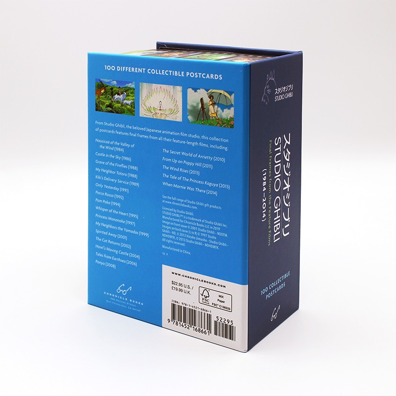Postcards and Letter papers - 100 Collectible Postcards Box serie 1 - Studio Ghibli