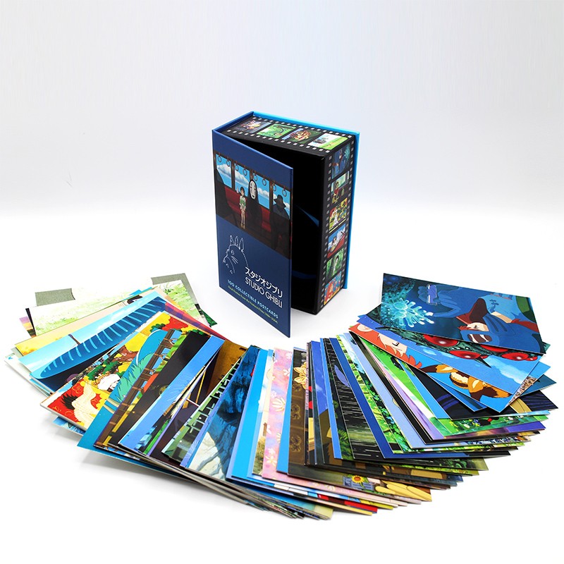 Coffret 100 cartes postales de collection - Studio Ghibli