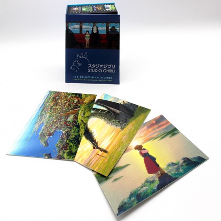 Postcards and Letter papers - 100 Collectible Postcards Box - Studio Ghibli