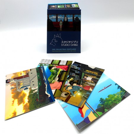 Postcards and Letter papers - 100 Collectible Postcards Box - Studio Ghibli