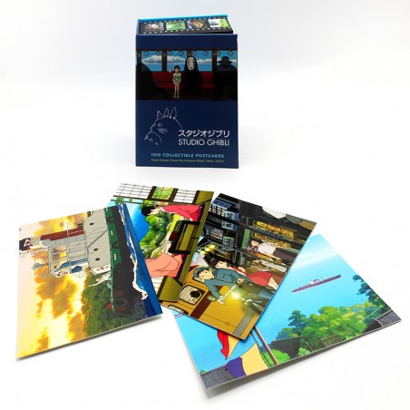 Postcards and Letter papers - 100 Collectible Postcards Box - Studio Ghibli