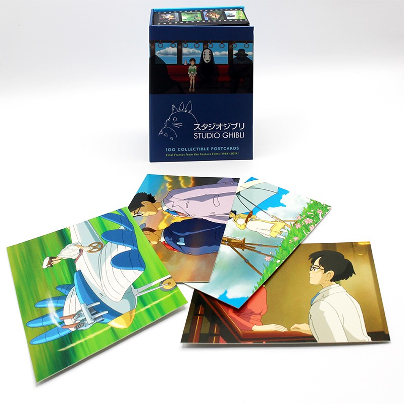 Coffret 100 cartes postales de collection - Studio Ghibli