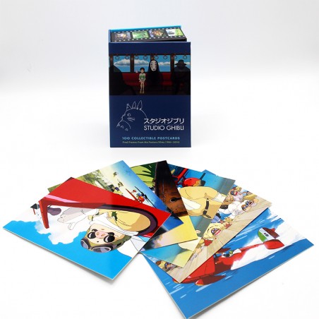 Postcards and Letter papers - 100 Collectible Postcards Box - Studio Ghibli