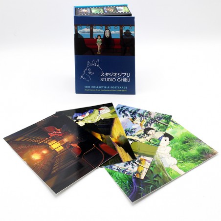 Postcards and Letter papers - 100 Collectible Postcards Box - Studio Ghibli