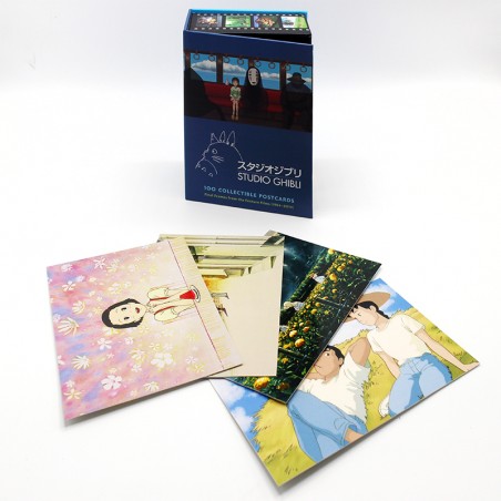 Cartes postales et Papier à lettres - Coffret 100 cartes postales de collection - Studio Ghibli