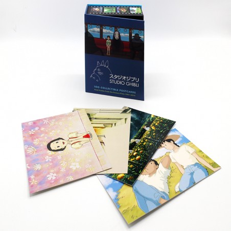 Postcards and Letter papers - 100 Collectible Postcards Box - Studio Ghibli