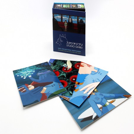 Postcards and Letter papers - 100 Collectible Postcards Box - Studio Ghibli