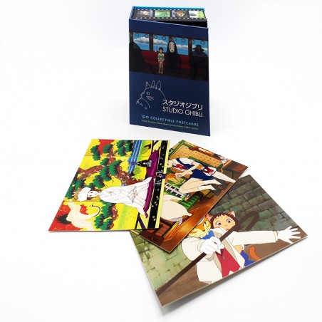 Postcards and Letter papers - 100 Collectible Postcards Box - Studio Ghibli