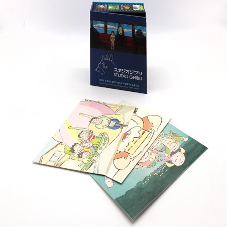 Postcards and Letter papers - 100 Collectible Postcards Box - Studio Ghibli