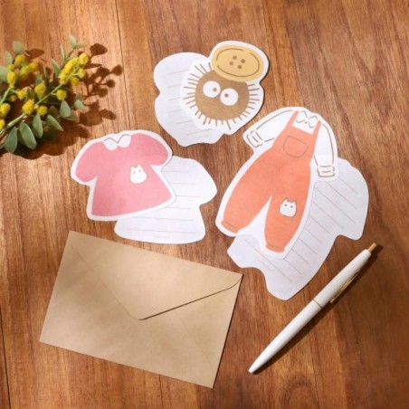 Cartes postales et Papier à lettres - Stickers accessoires de Mei et Satsuki - Mon Voisin Totoro