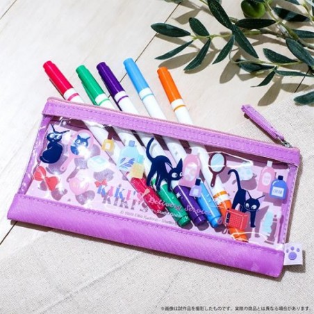 Classement - Trousse transparente Violette - Kiki la petite sorcière