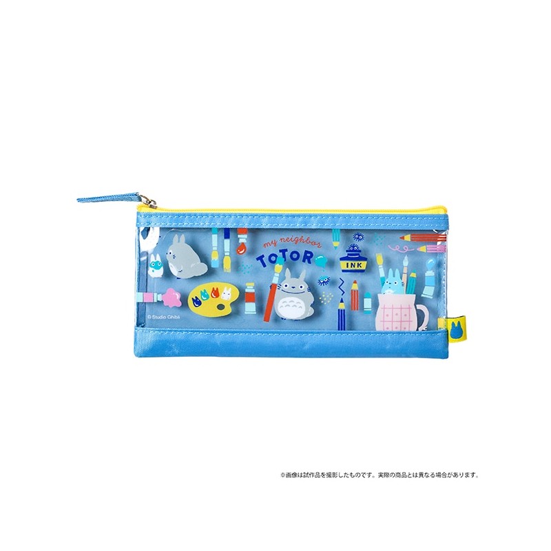 Classement - Trousse transparente bleue - Mon Voisin Totoro