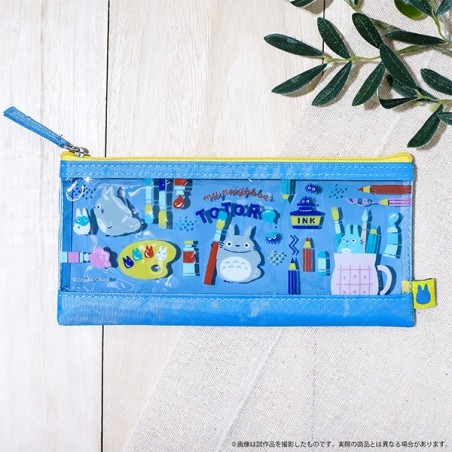 Classement - Trousse transparente bleue - Mon Voisin Totoro