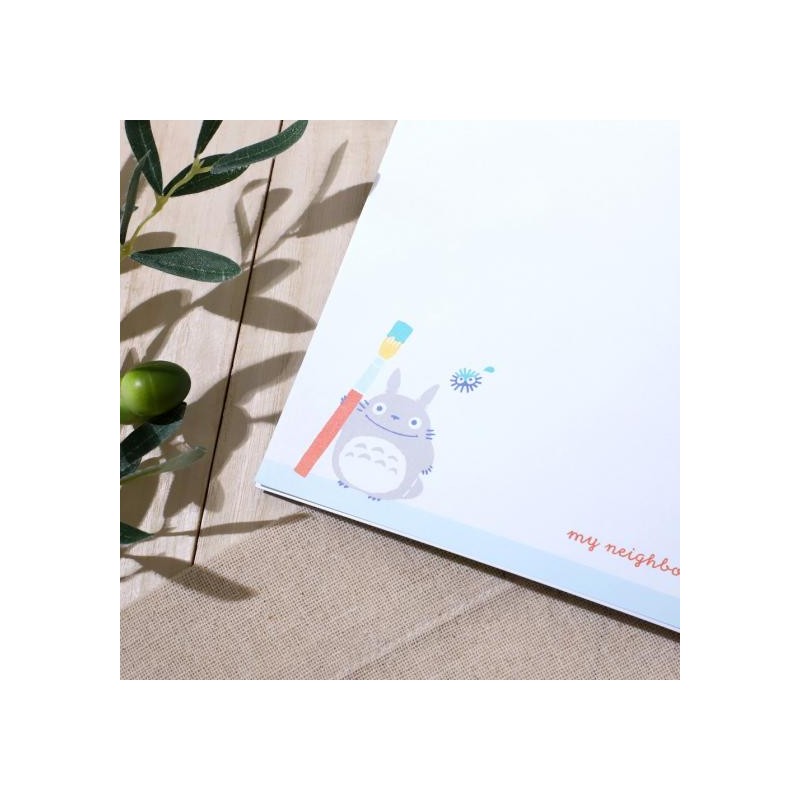 Carnets et Cahiers - Carnet de Notes B5 Totoro dessine - Mon Voisin Totoro