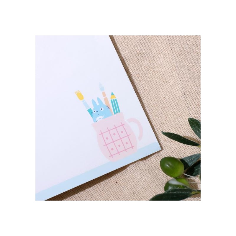 Carnets et Cahiers - Carnet de Notes B5 Totoro dessine - Mon Voisin Totoro