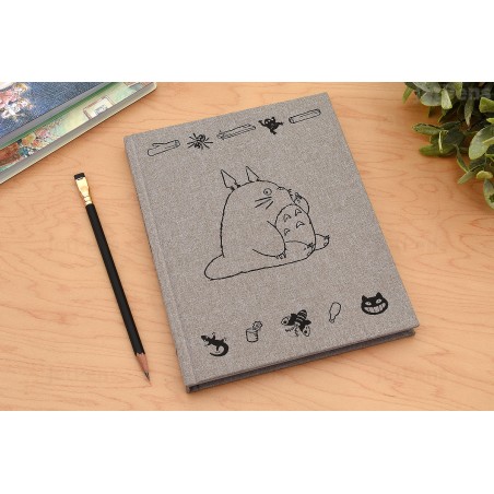 Notebooks and Notepads - Totoro Cloth Sketchbook - My Neighbor Totoro