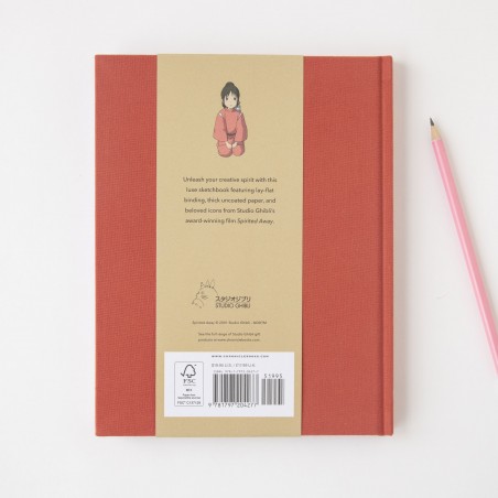 Notebooks and Notepads - Chihiro & No Face Cloth Sketchbook - Spirited Away