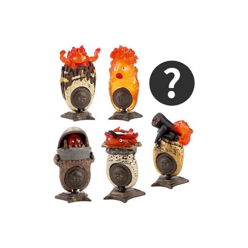 Figuras - Encaje Surtido Colección de 6 Anillos Calcifer - El castillo ambulante
